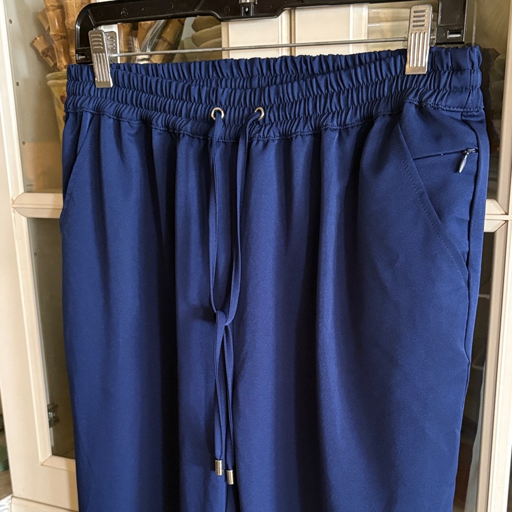 Women’s Drawstring Waist Lounge Pants - Navy